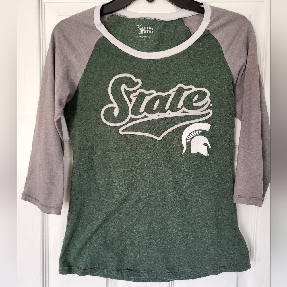 Michigan State Women's Crew Top Size Small